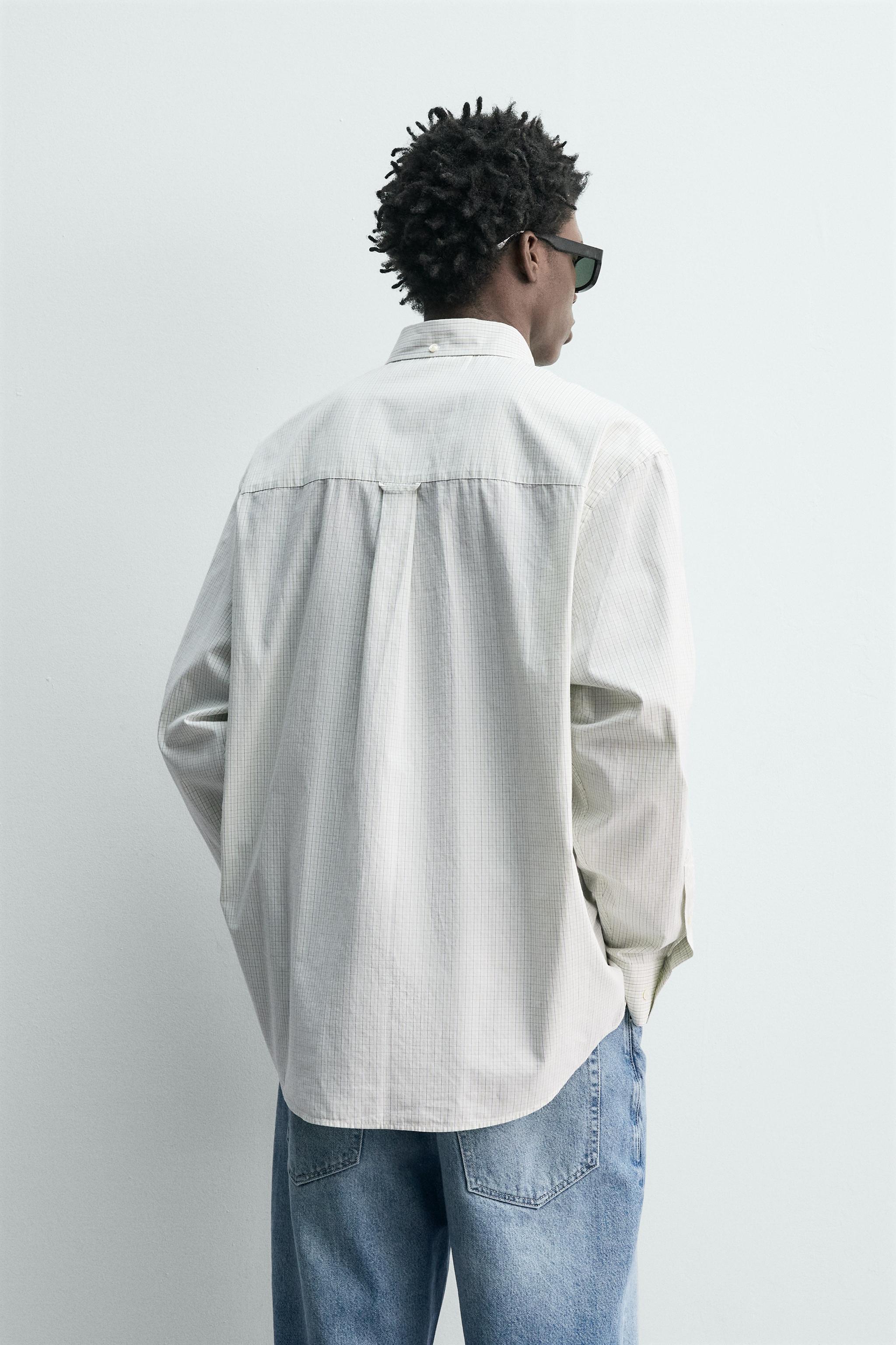 CHECK POPLIN SHIRT
